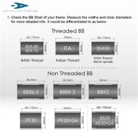 Bike Bottom Bracket Size Chart