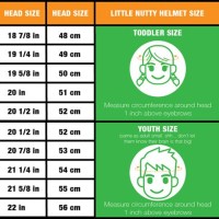 Bike Helmet Size Chart By Age