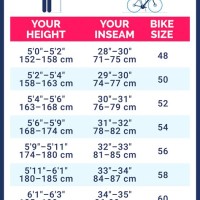 Bike Size Chart Inches And Cm