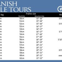 Bike Size Chart Uk