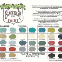 Blackberry House Paint Color Chart