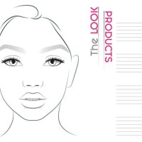 Blank Face Charts For Makeup Artists