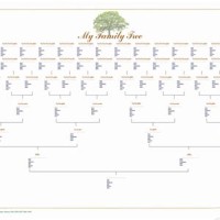 Blank Family Tree Chart Large