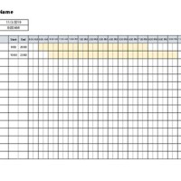 Blank Gantt Chart Excel