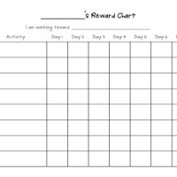 Blank Printable Charts For Teachers