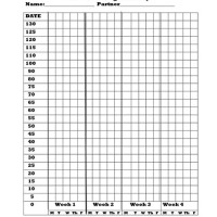 Blank Reading Fluency Chart Printable