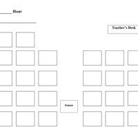 Blank Seating Chart Template