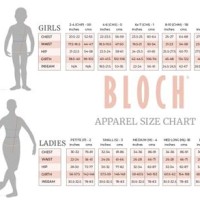 Bloch Dance Tights Size Chart