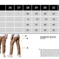 Blue Age Denim Size Chart