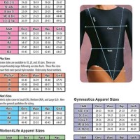 Body Wrers Leotard Size Chart