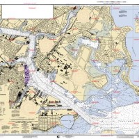 Boston Harbor Nautical Chart