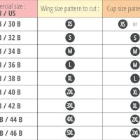 Bra Cup Size Chart A B C D