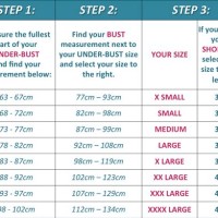 Bra Size Chart Cm South Africa