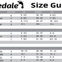 Bridgedale Socks Size Chart