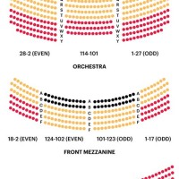 Broadway Show Seating Chart