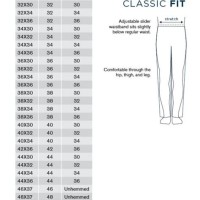 Browning Men S Pants Size Chart