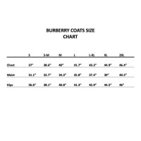 Burberry Blazer Size Chart