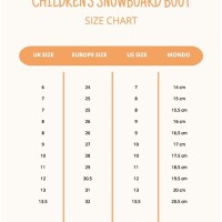 Burton Snowboard Boots Youth Size Chart