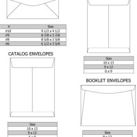 Business Envelope Size Chart