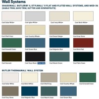 Butler Buildings Color Chart