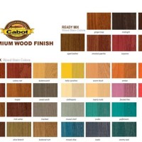 Cabot Wood Stain Color Chart