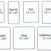 California King Bed Size Chart