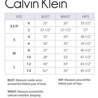 Calvin Klein Women S Shirt Size Chart