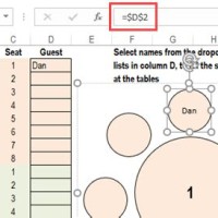 Can You Make A Wedding Seating Chart In Excel