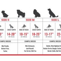 Canada Pooch Harness Size Chart