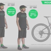 Cannondale Mens Mountain Bike Size Chart