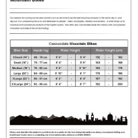 Cannondale Mtb Bike Size Chart