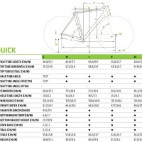 Cannondale Quick 8 Size Chart