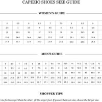 Capezio Tyette Tap Shoes Size Chart