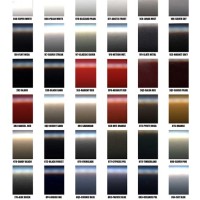 Car Touch Up Paint Color Chart