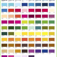 Car Touch Up Paint Colour Chart