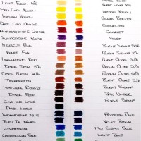 Caran D Ache Luminance Color Chart