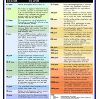 Carbon Monoxide Ppm Chart