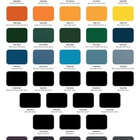 Cardinal Paint Powder Coat Color Chart