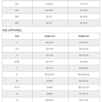 Carters Infant Shoe Size Chart