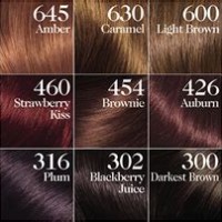 Casting Semi Permanent Hair Dye Colour Chart