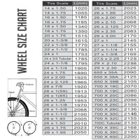 Cateye Strada Cadence Wheel Size Chart