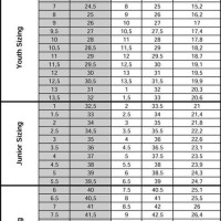 Ccm Ice Hockey Skate Size Chart