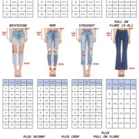 Cello Jeans Size Chart