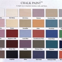 Chalk Paint Color Chart