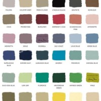 Chalk Paint Colour Chart Bunnings