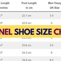 Chanel Trainers Size Chart