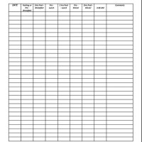 Chart For Blood Sugar Monitoring