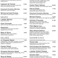 Chart House Menu