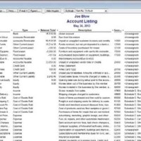 Chart Of Accounts Screen Printing