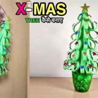 Chart Paper Se Christmas Tree Banane Ka Tarika In Hindi